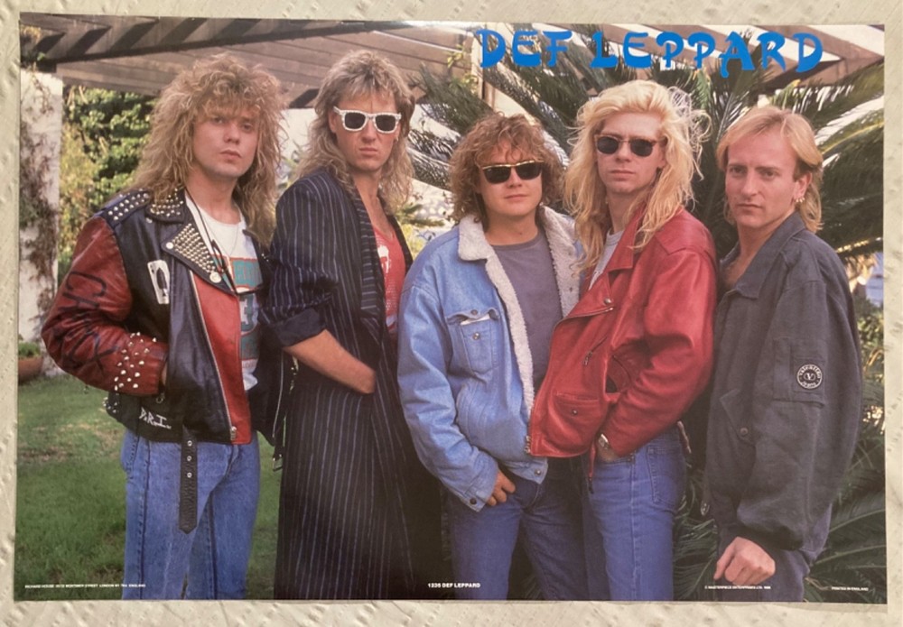 Def Leppard 1988 Poster Masterpiece London