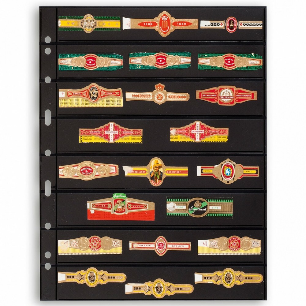 10 Lighthouse Grande Archival 8 Row Stamp Pages Double Side Album Stock Sheets