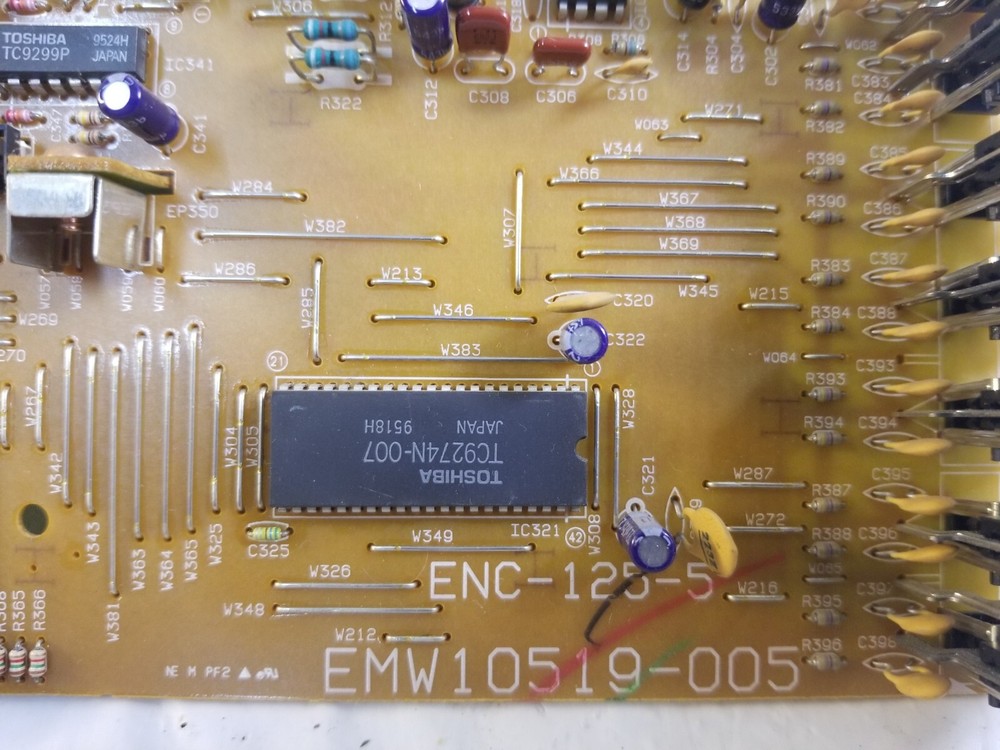 JVC RX-817VTN Stereo Receiver RCA INPUT BOARD