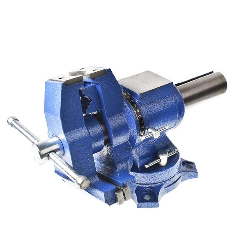 Multi-purpose Rotating Heavy Duty Bench Vise Flat-bladed Small Table Vise