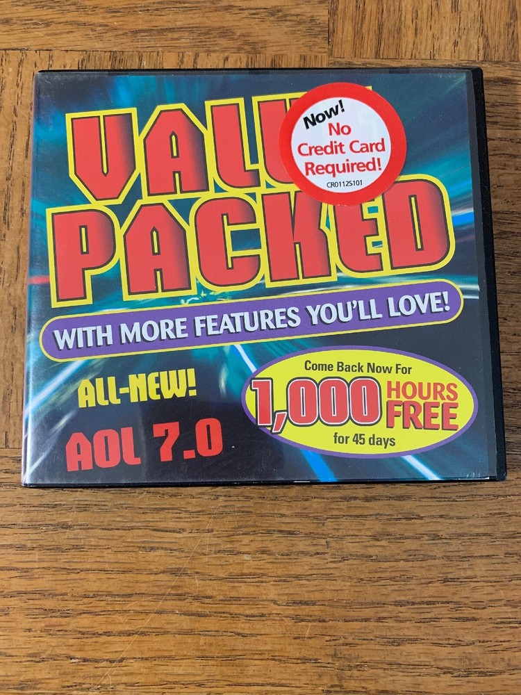 AOL 7.0 Computer Software