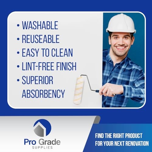 - Paint Roller Covers - 1/2 X 9 Inch Microfiber 5 Pack