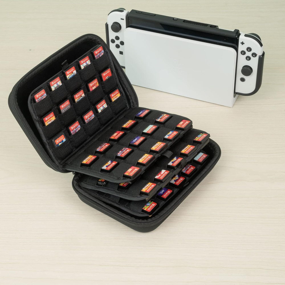 120 Switch Game Case for Nintendo Switch, Switch Game Card Storage Holder or SD