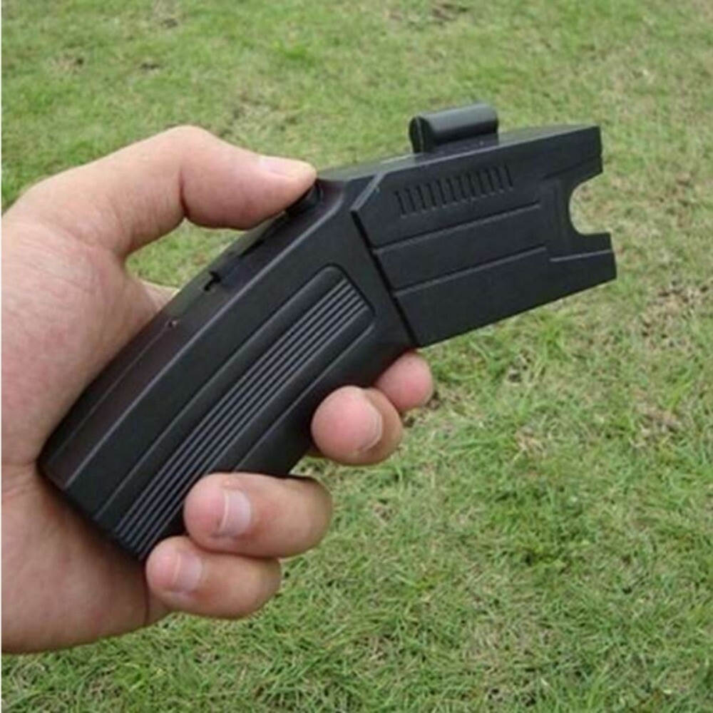 Pepper Spray And Stun Gun Combo W/ Rechargeable Flashlight