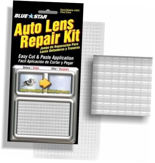 Grid Pattern Auto Lens Repair Kit () Clear