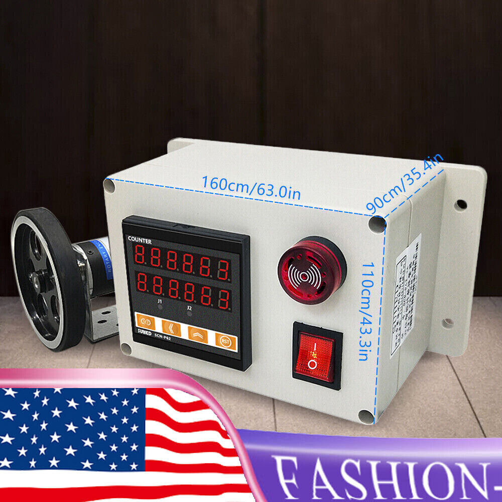 Digital Electronic Length Measure Tool Meter Counter & 300ppr Rotary Encoder