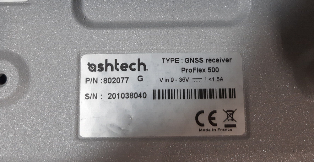 Ashtech Spectra Precision ProFlex 500 GPS GNSS Frequency Receiver