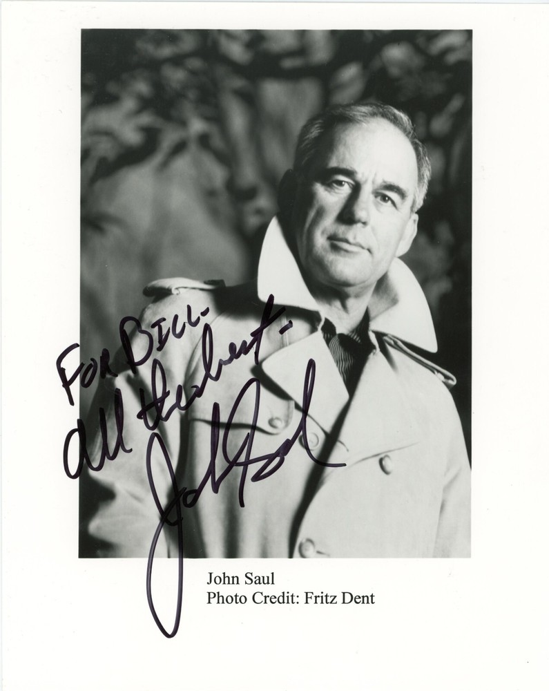 John Saul - Signed B&W Photograph