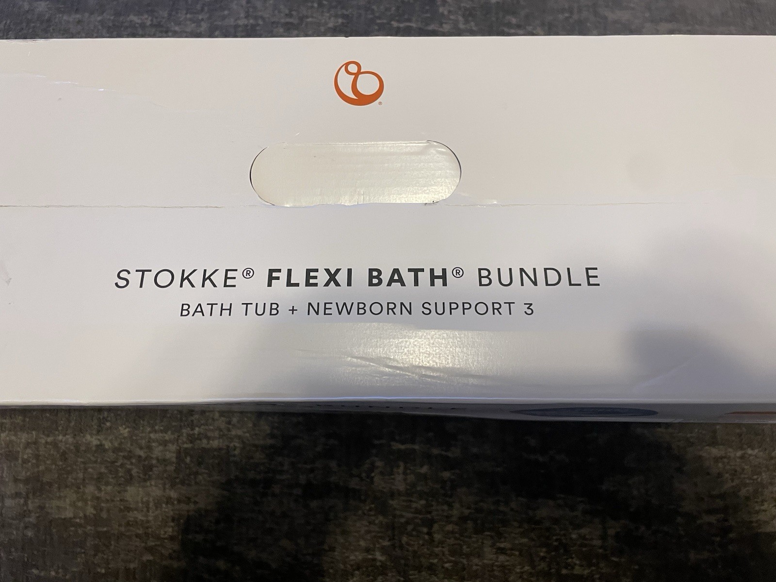 Stokke Flexi Bath Bundle Foldable Baby Bathtub + Newborn Support - Ocean Blue