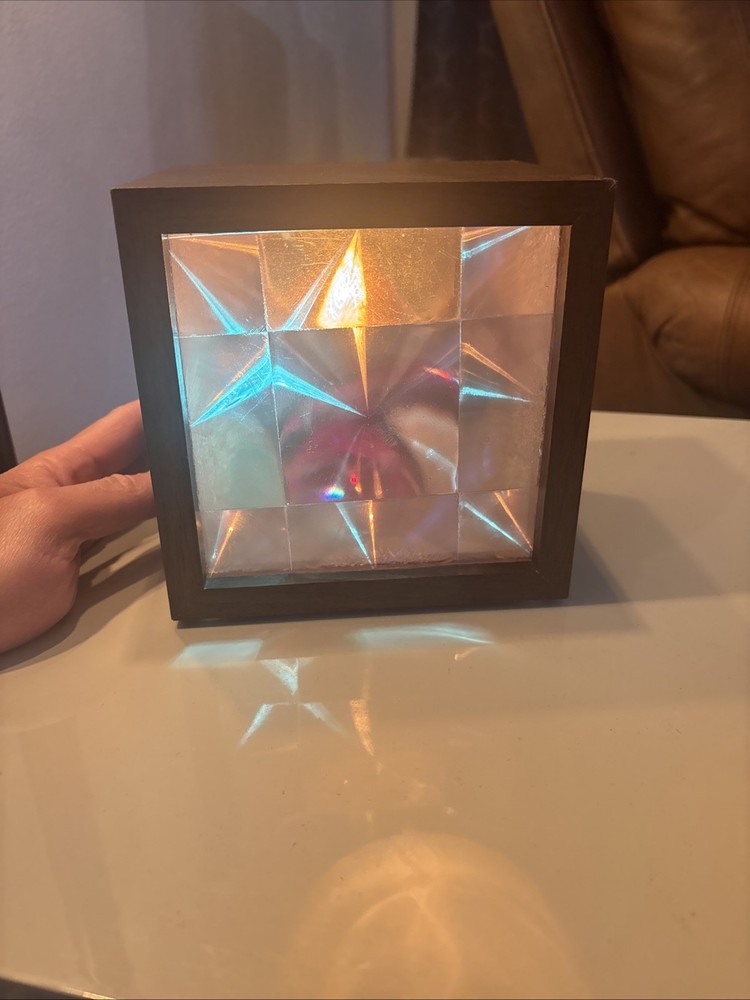 MCM Cube Lite 310 Disco Psychedelic Light Data Display Systems Vintage Works!