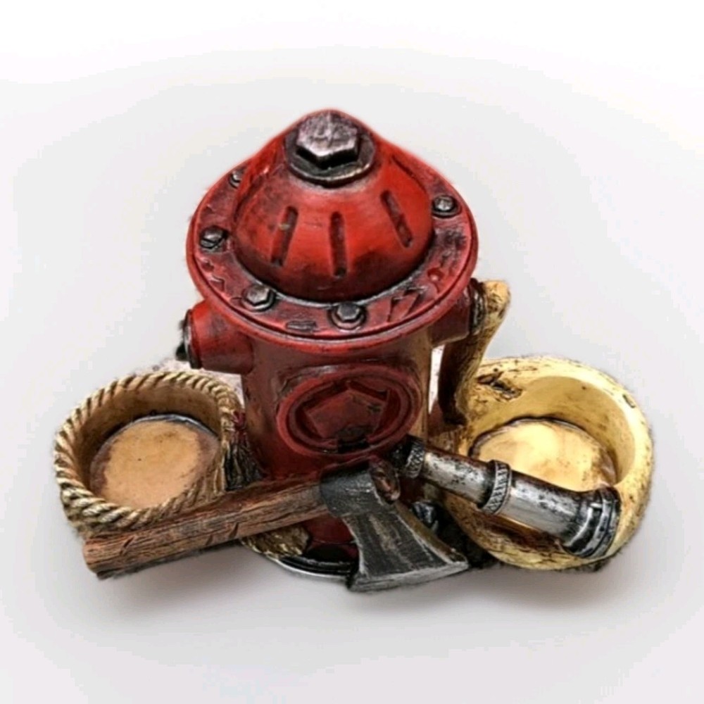Fire Hydrant Salt and Pepper Shaker Holder