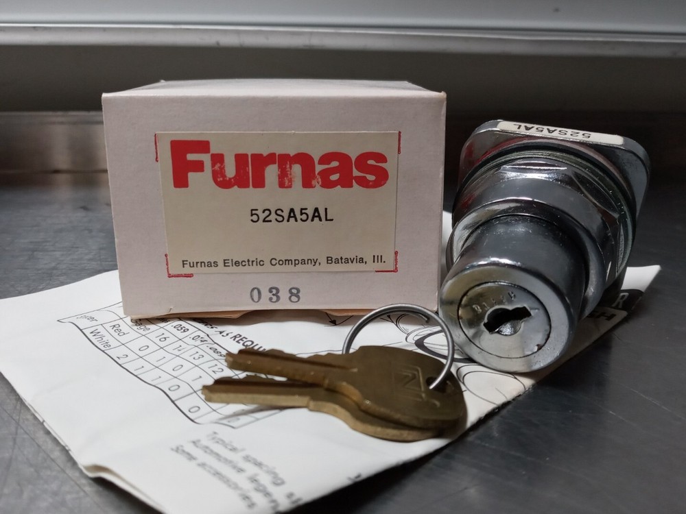 Furnas 52SA5AL Push Button Key Switch