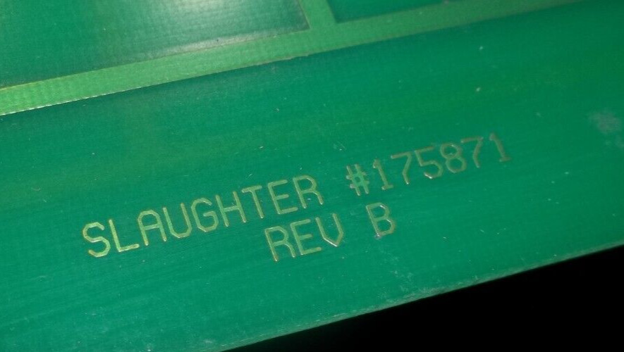 SLAUGHTER MATRIX CIRCUIT BOARD 175871 REV B (ZZ2)