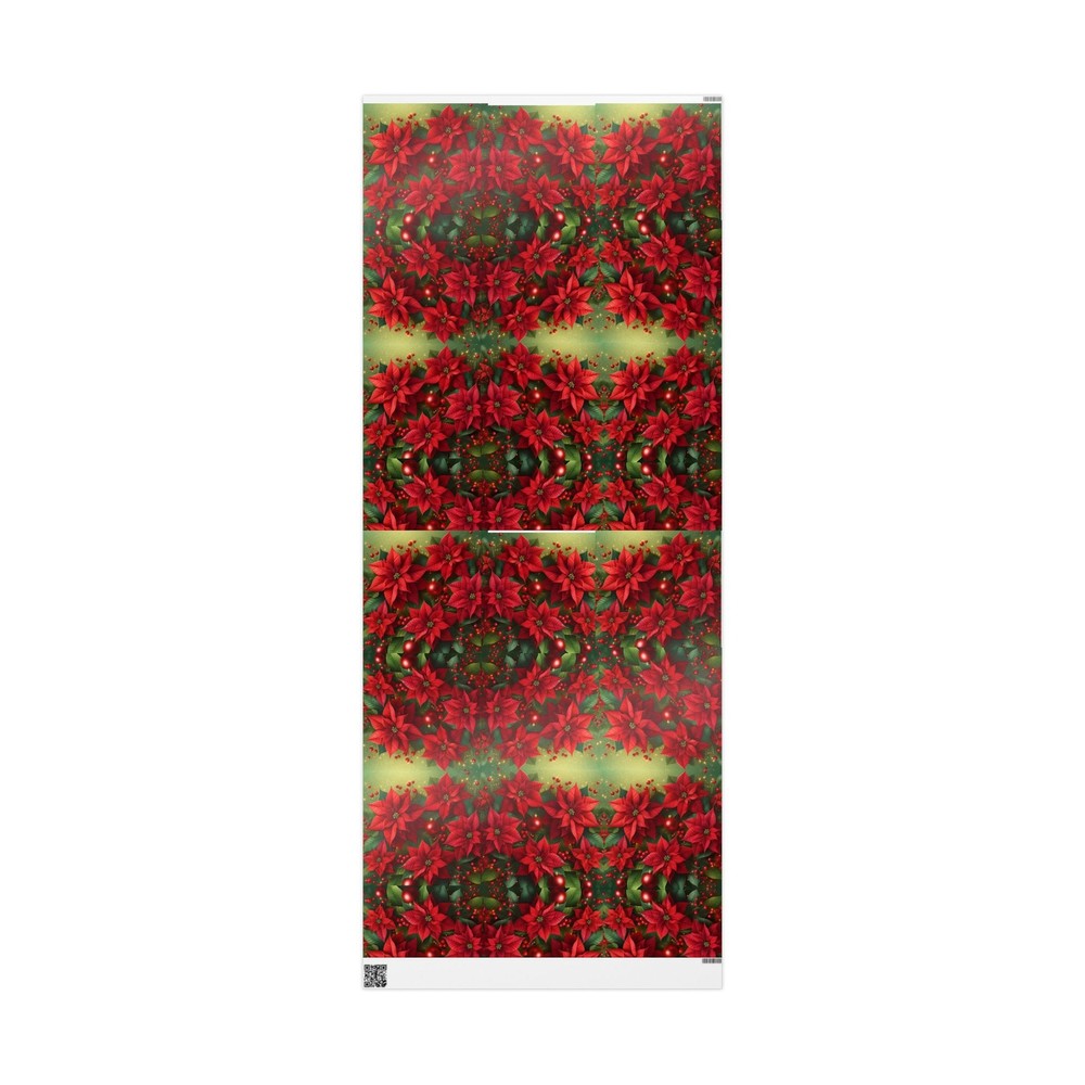 Poinsettia Wrapping Paper