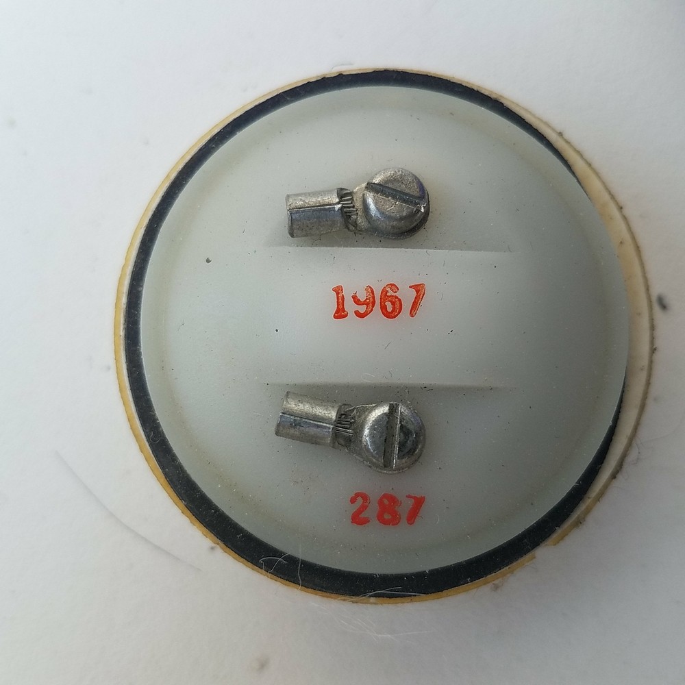 Round Telephone Speaker and Microphone Set Dynamic 2-Inch Diameter