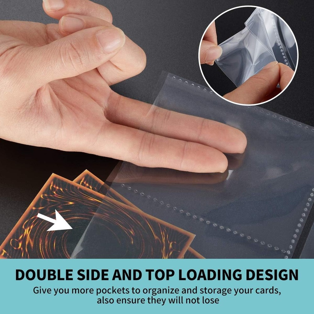 Trading Card Binder Page Protectors