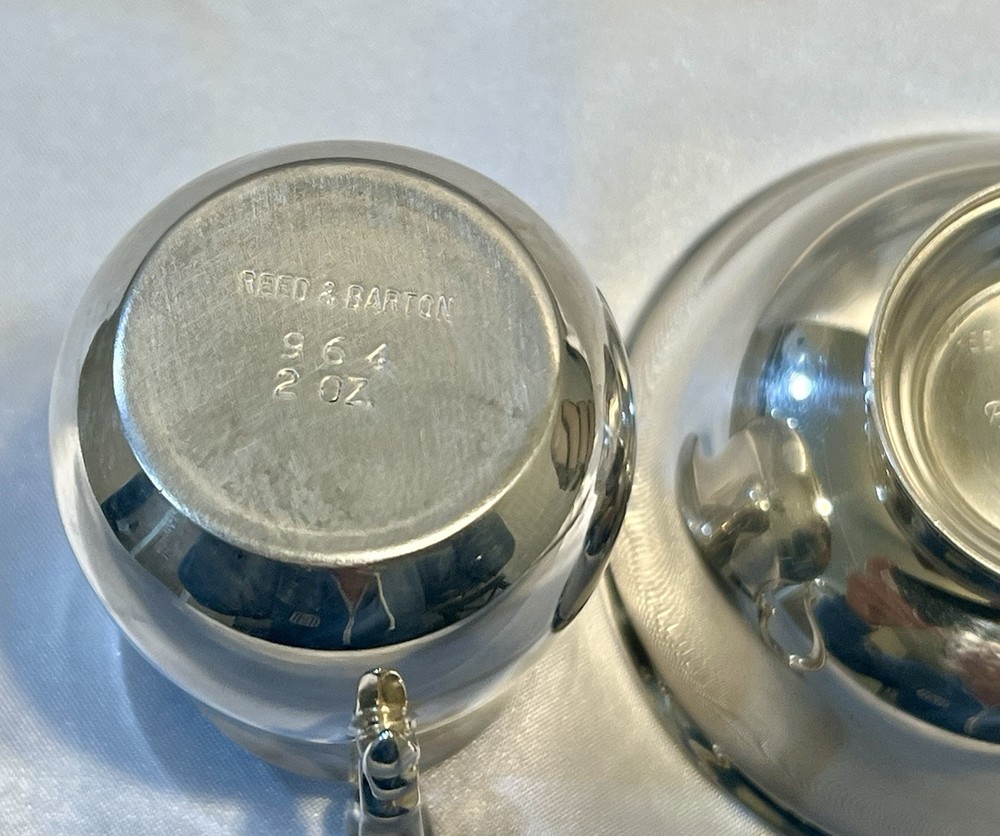 Reed & Barton Miniature Bowl And Jug Silverplate