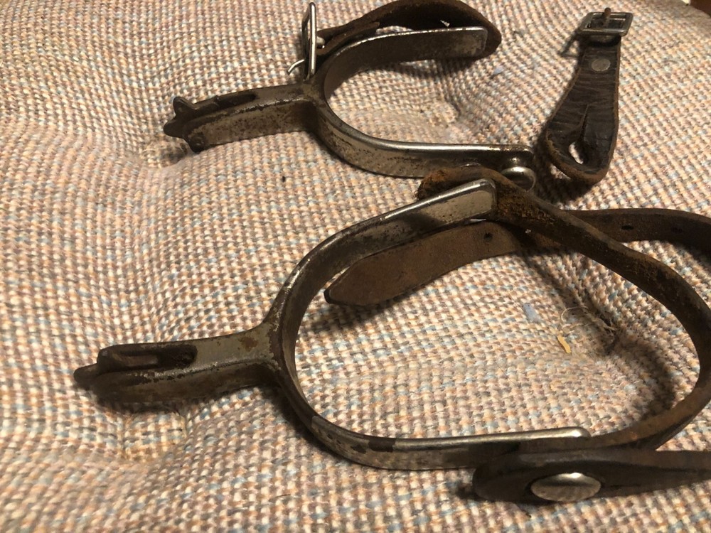 Western cowboy spurs used