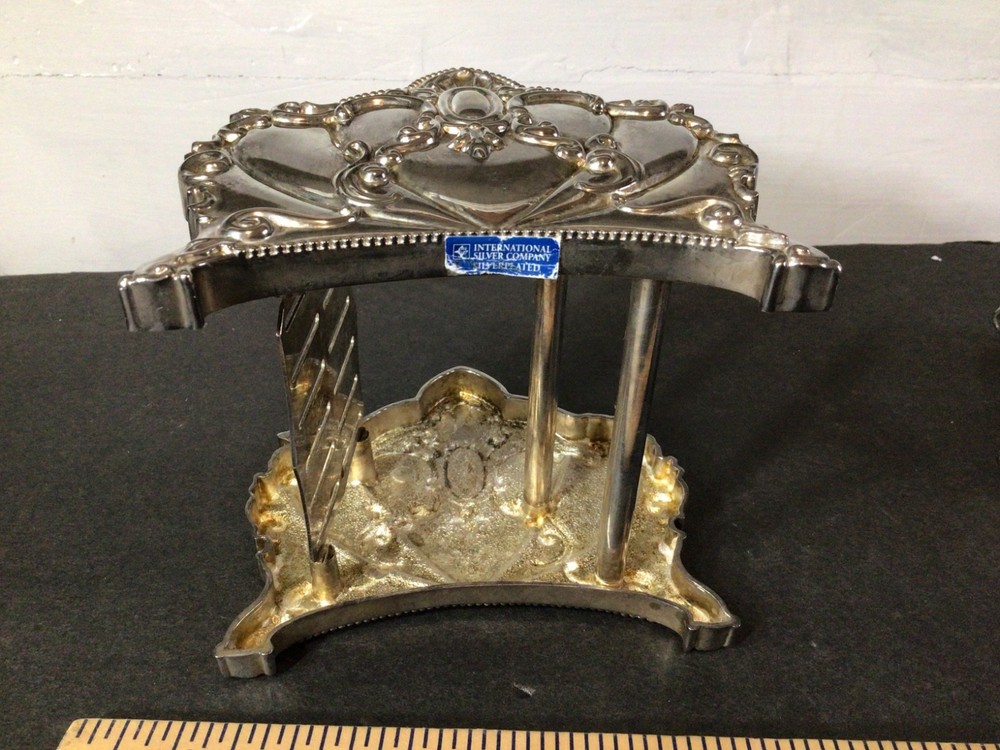 Silver Plate SilverWare Caddy x2