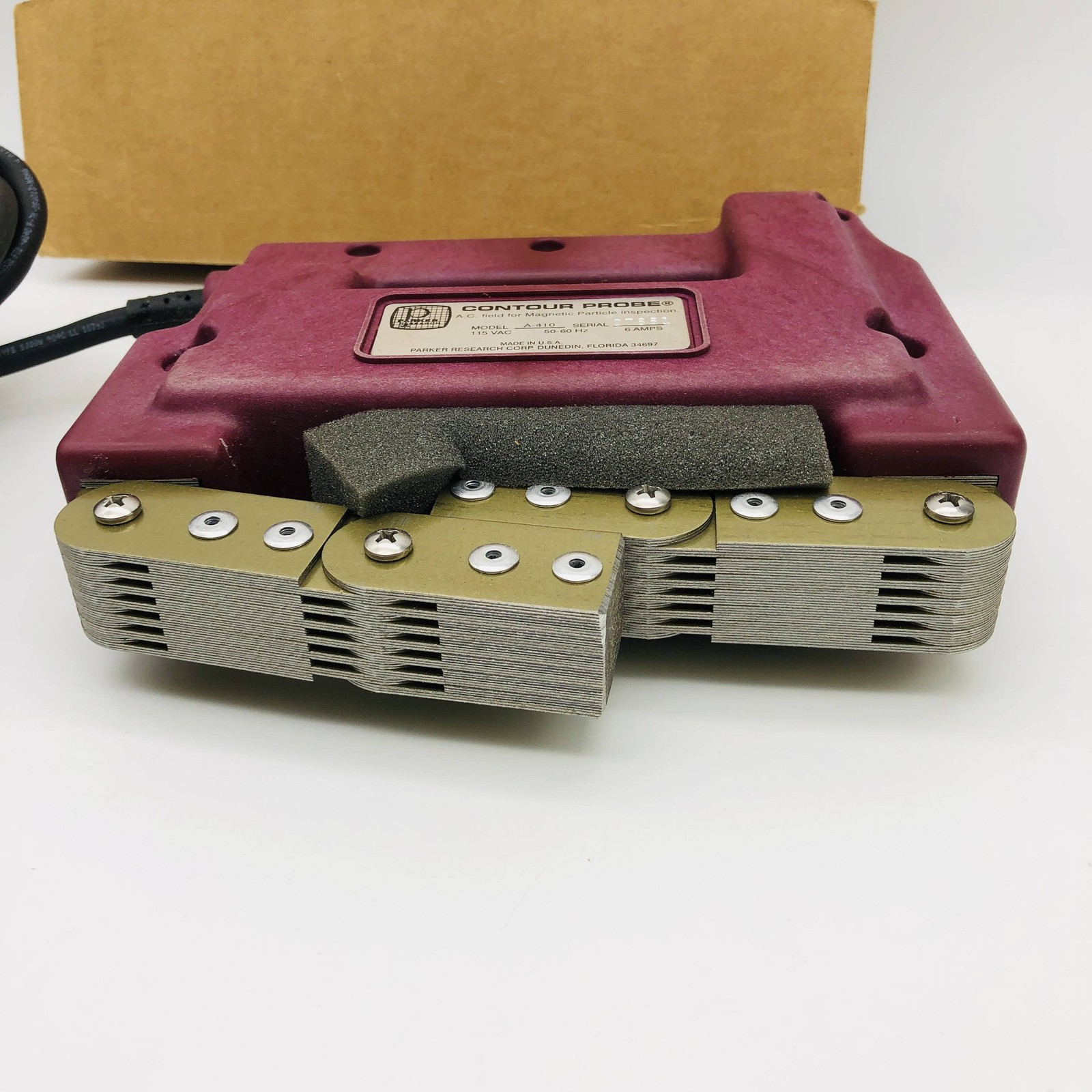 Parker A-410 AC Contour Probe 115Vac 6Amps 50-60hz Magnetic Particle Inspection