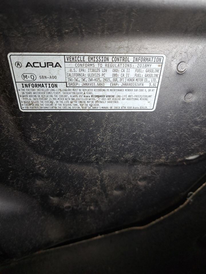 2018 Mdx Upper Display Screen Sku#4390302