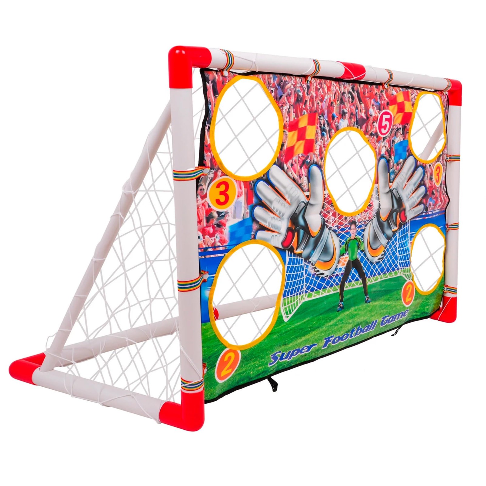 Soccer Goal – 2 in 1 Soccer Goal with Target Net, Portable Soccer Goals for B...