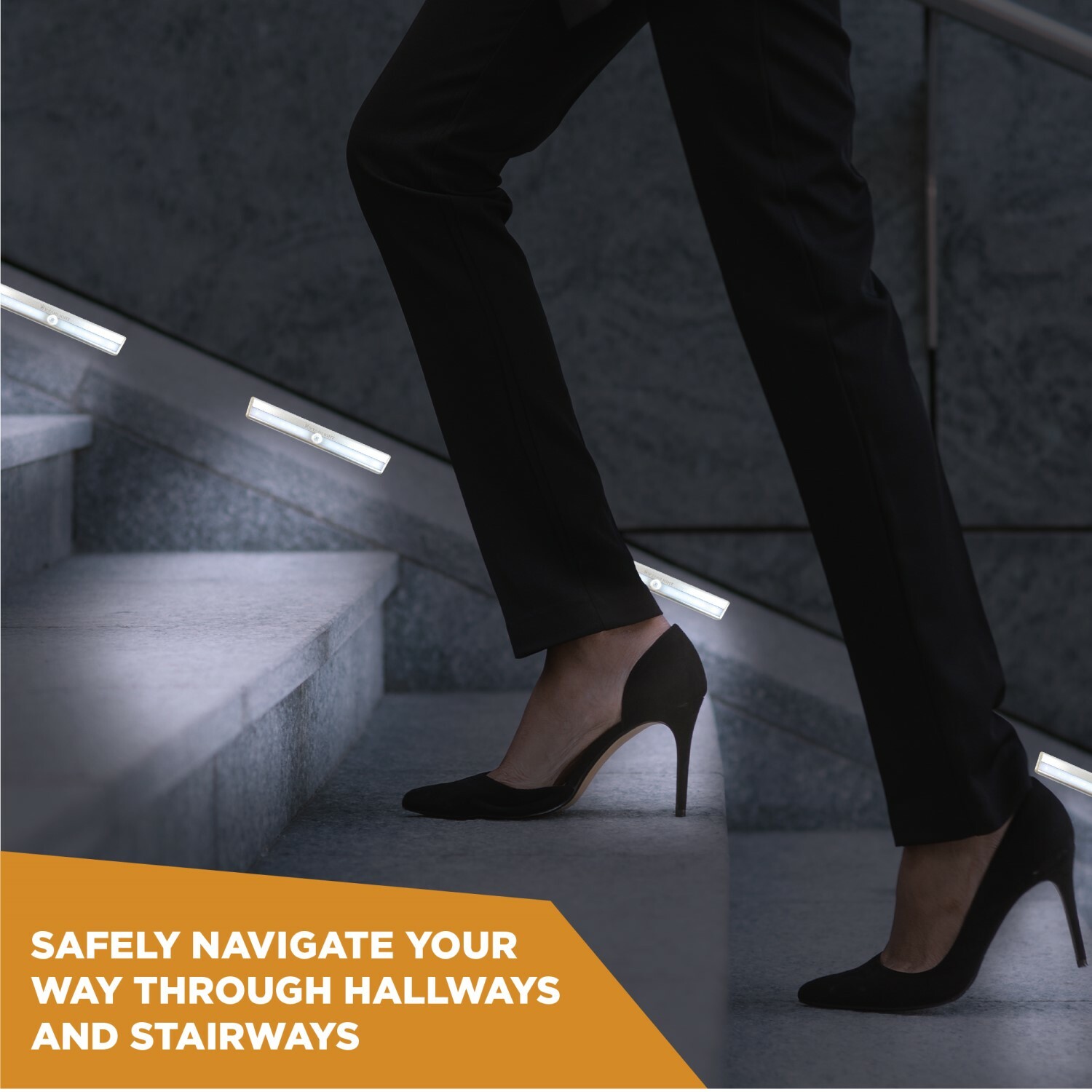 Under Cabinet Lights 10 LED Motion Sensor Closet Lights Cordless 3 PACK