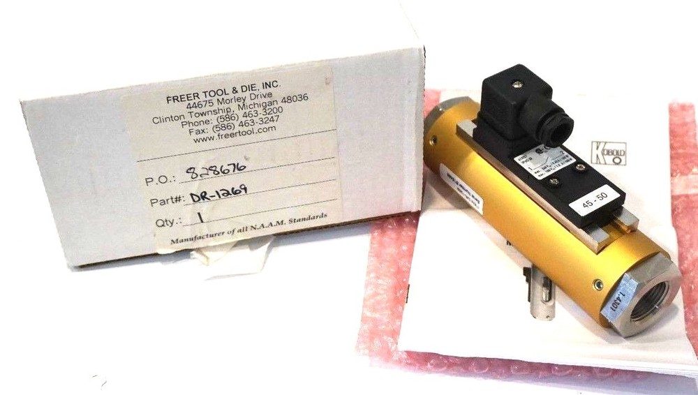 NEW KOBOLD INSTRUMENTS DR-1269 FLOW METER DR1269