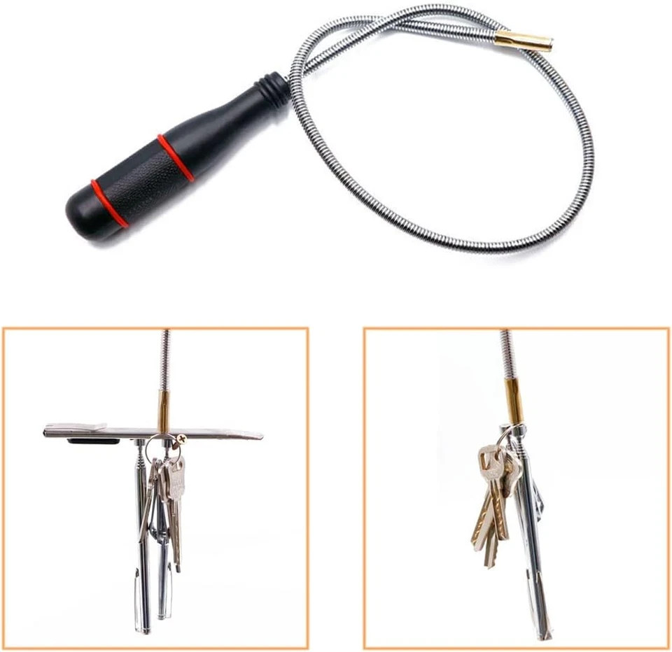 4 Pack Telescoping Magnetic Pickup Tools Flexible Grabber Claw & Magnet Set