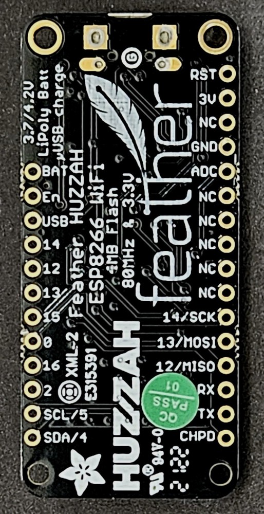 Adafruit Feather HUZZAH with ESP8266 With Headers