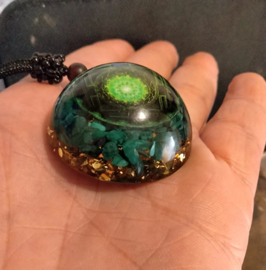 ORGONE ENERGY MALACHITE Talisman