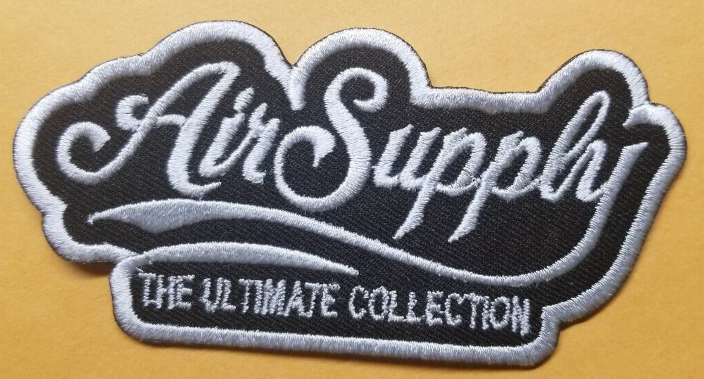 Embroidered Air Supply Patch approx 1.75 x 3.75"