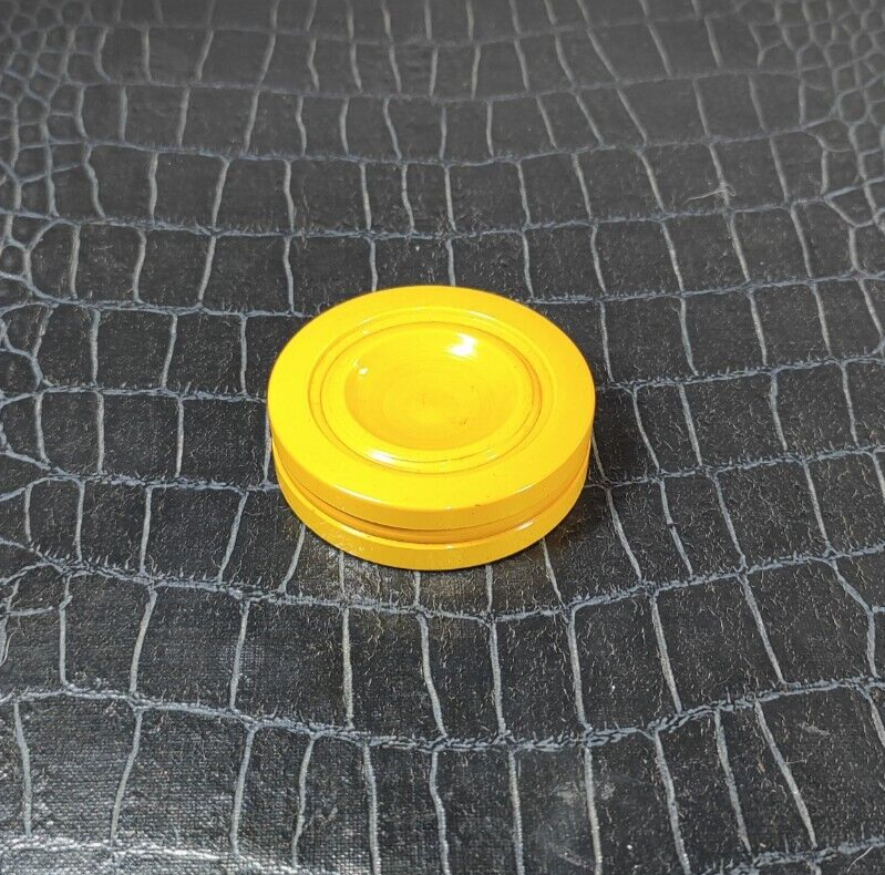 Catalin Bakelite Backgammon Chip Disc Turned Butterscotch Gold 1.72" Replacement