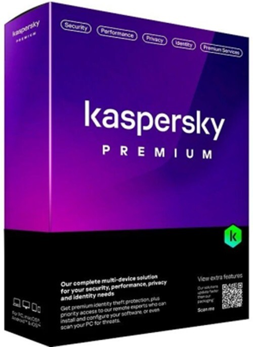 Kasp total Security Premium 5 divices 1 year- Full Version for Windows, Mac
