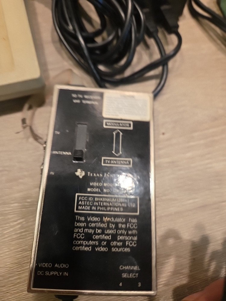 Vintage Texas Instruments Ti-99/4A (PHCOO4A) Home Computer Bundle Untested