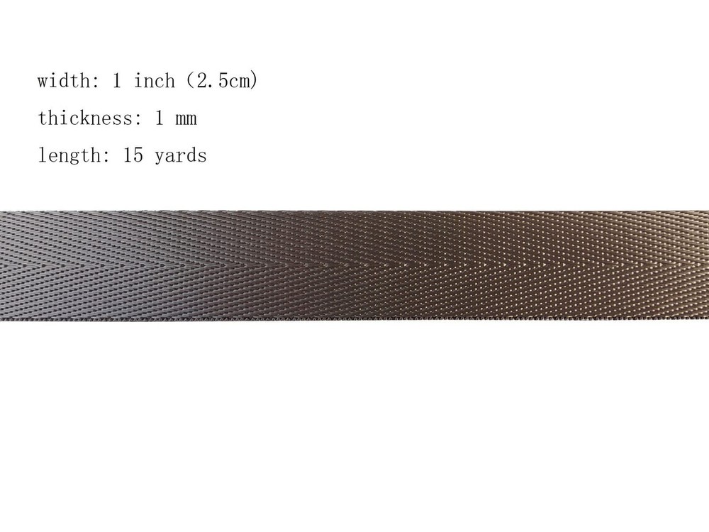 1 Inch Nylon Webbing Strap 15 Yards Nylon Strap Webbing for Backpack Strap Pe...