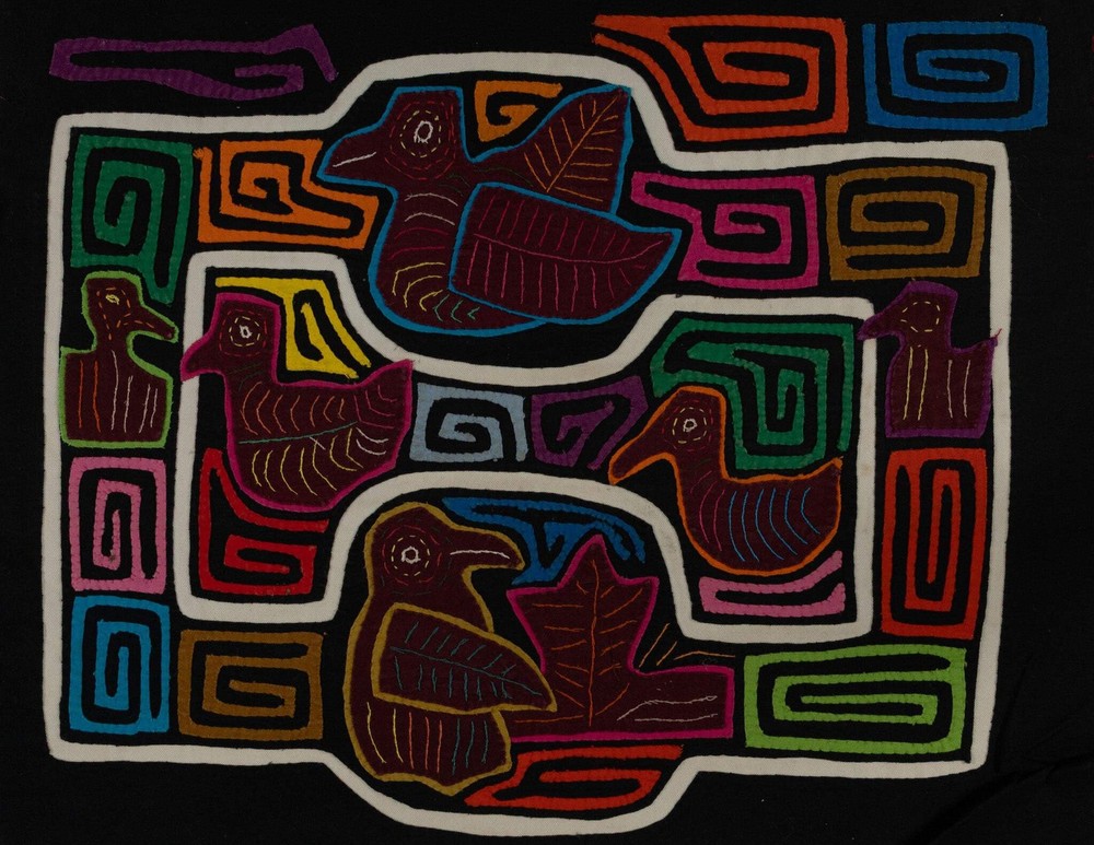 Traditional Multi-Color Ducks Galore Mola