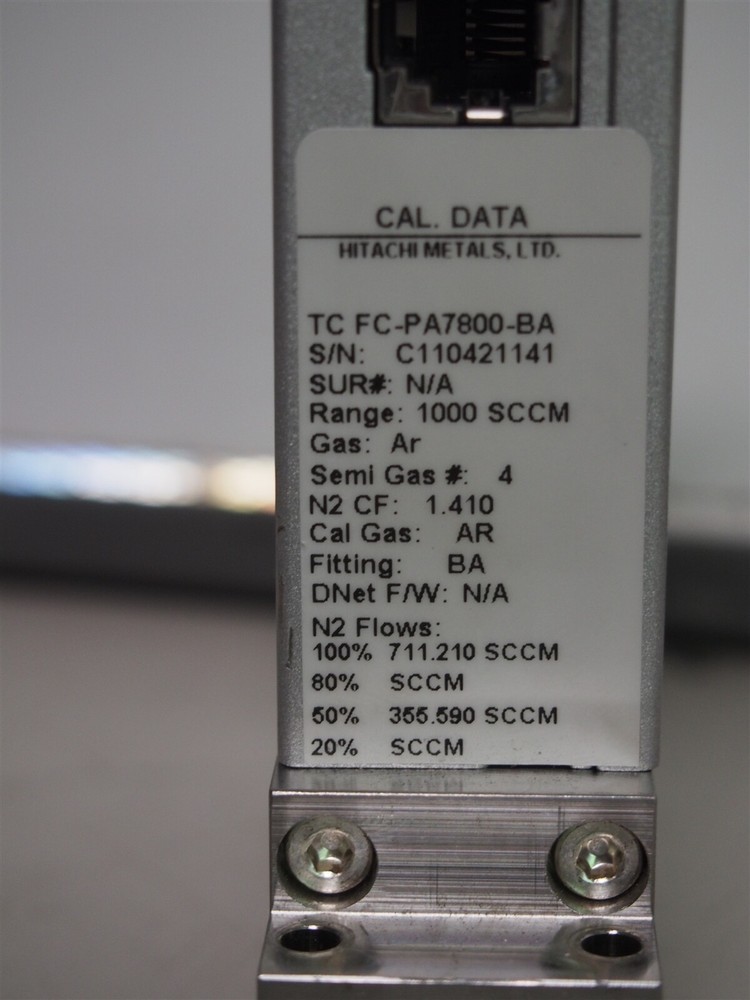 Aera FC-PA7800 Mass Flow Controller