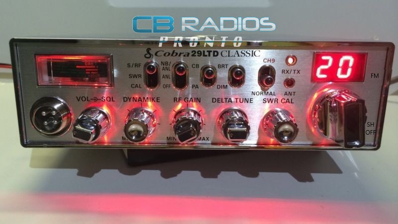 Cobra 29 Ltd Classic CB RED LIGHT EDITION + PERFORMANCE TUNED+RECEIVE ENHANCED