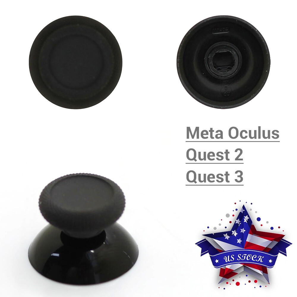 For Meta Oculus Quest 2(3) Controller 2Pcs Analog Joystick Caps Mushroom Hat