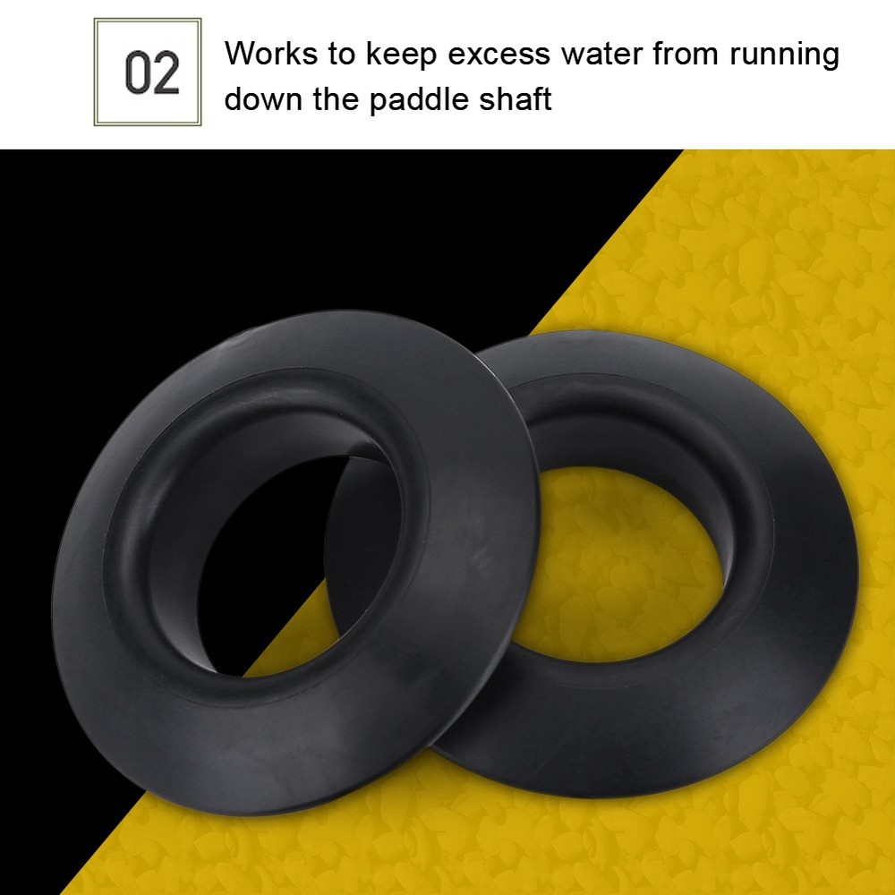 4Pcs Rubber Drip Rings Durable Practical Paddle Accessories For KayaK