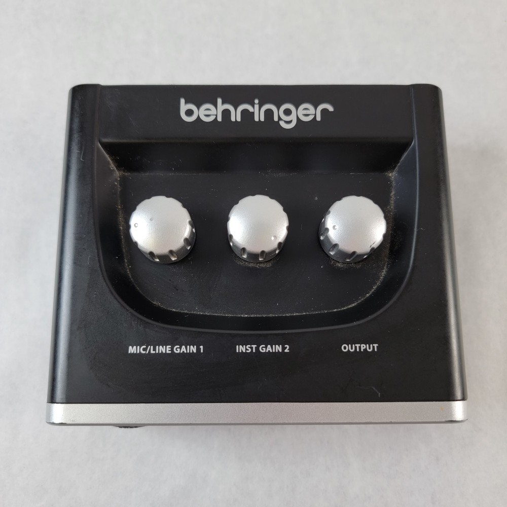 Behringer U-PHORIA UM2 Audiophile 2x2 USB Audio Interface ONLY untested
