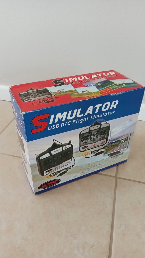 Dynam RC Flight Simulator USB with Controller for RC Helicopter Plane Training