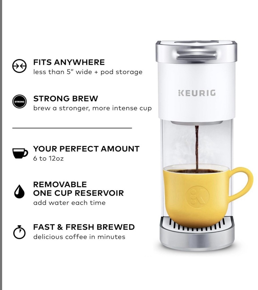 Keurig K-Mini Plus Single Serve Coffee Maker - Matte White