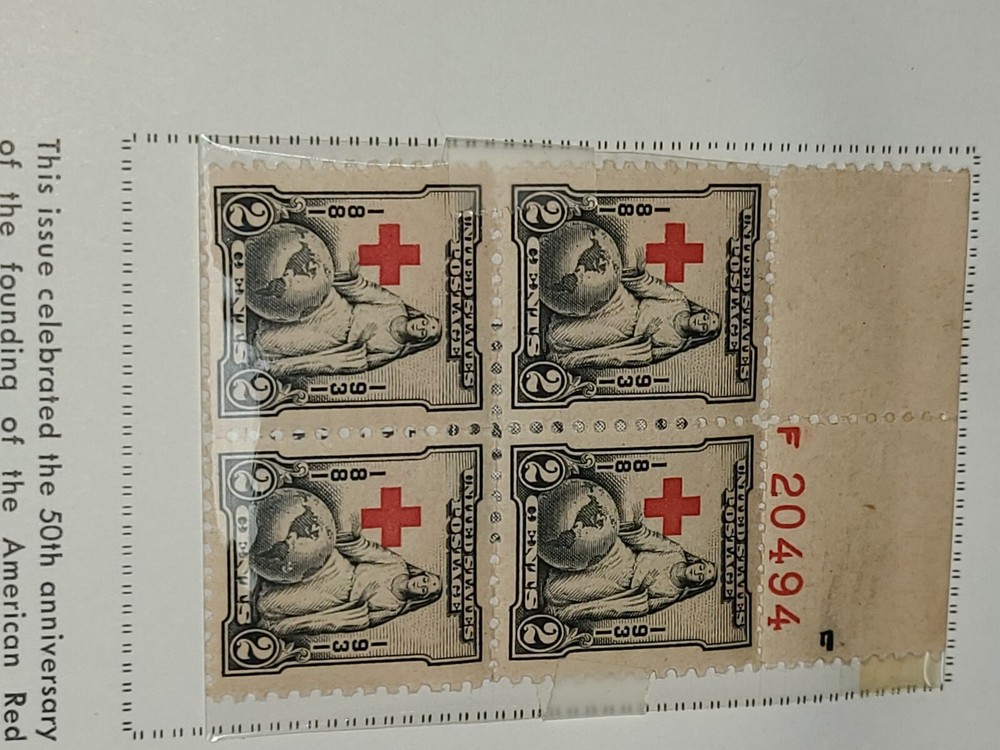 HARRIS LIBERTY BLOCK Postage Stamp Album with appx 172 block stamps