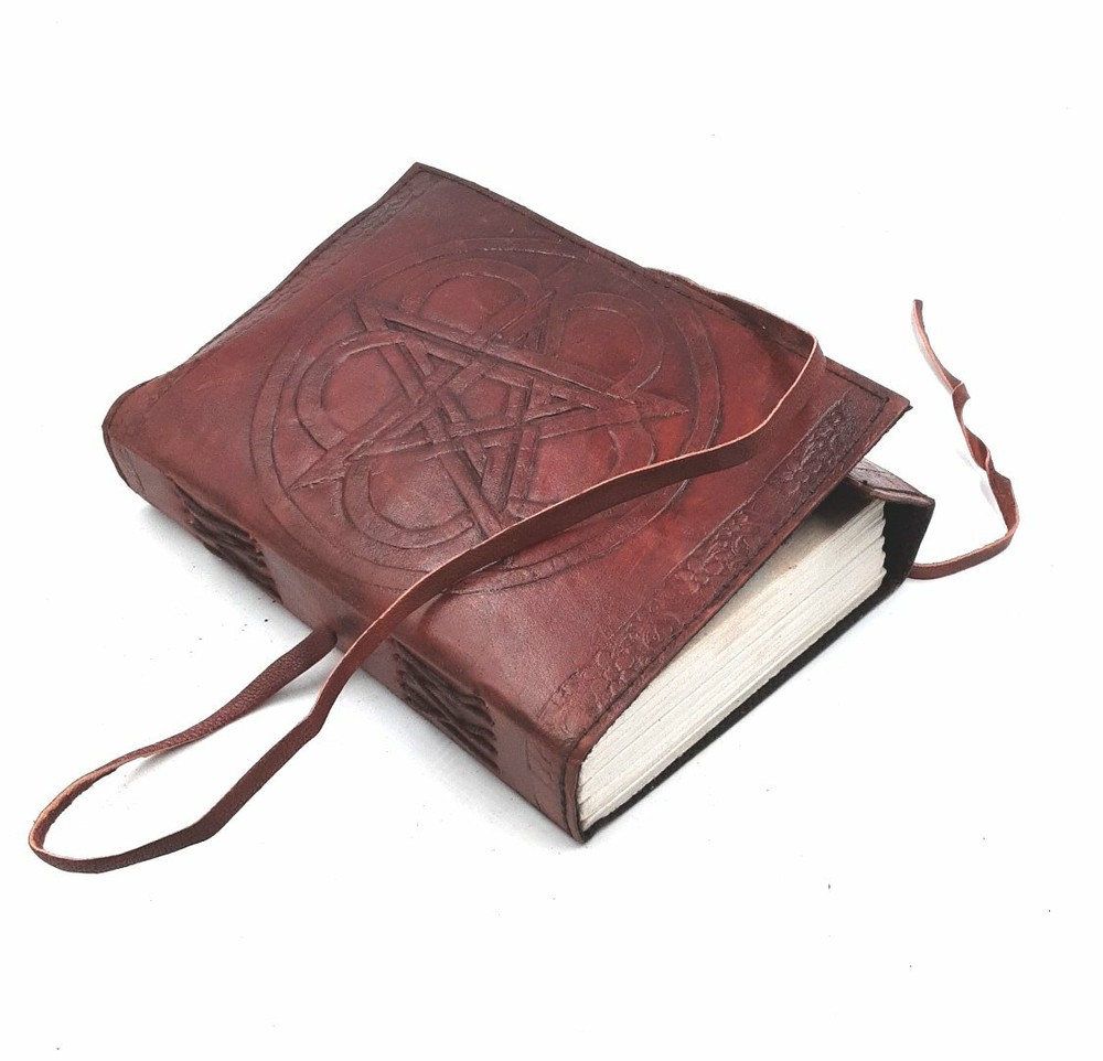 Pentagram leather Embossed Journal #2230
