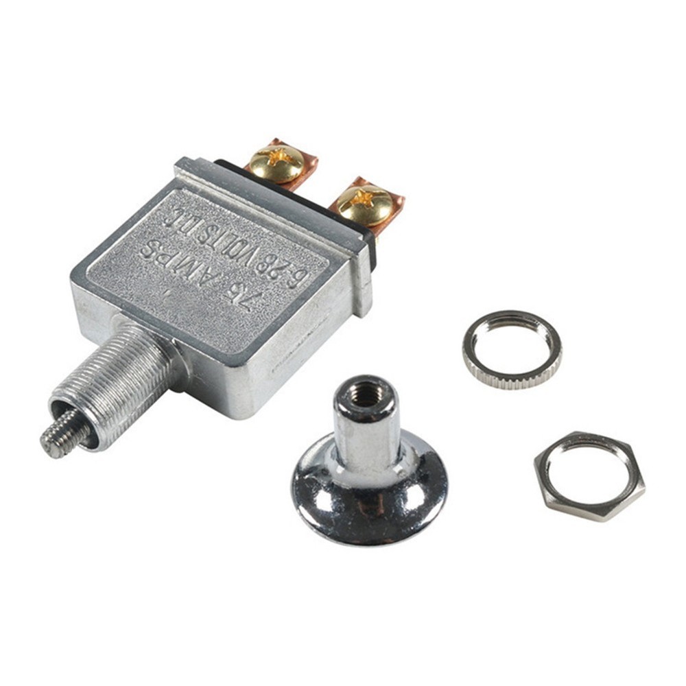 Push Pull Switch 2 Pack 75 Amp 628V DC SPST 2 Position with Spade Terminals