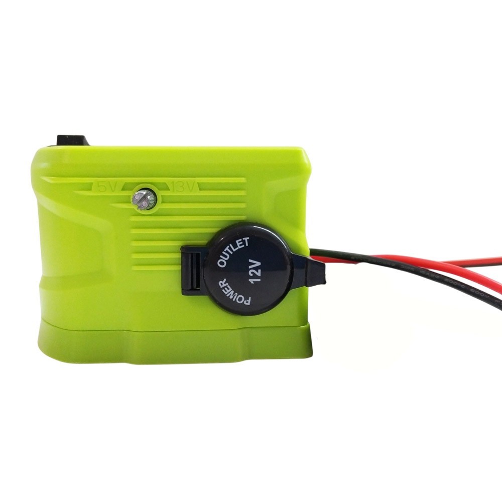 DC 18V-12V Step Down Converter Adapter Cigarette Lighter for Ryobi 18V Battery