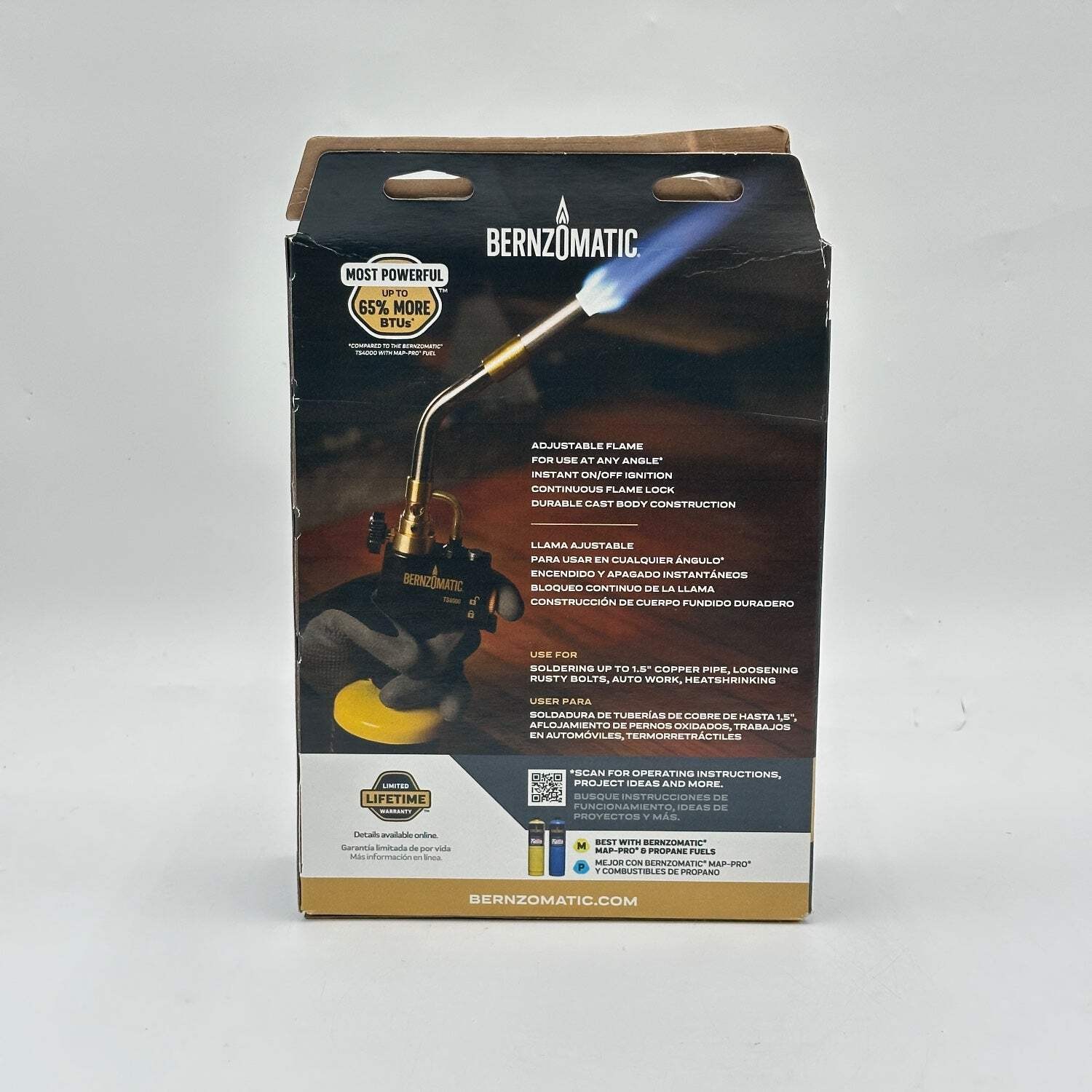 New Bernzomatic DURACAST 8000 Propane / MAP-Pro Soldering Torch Kit