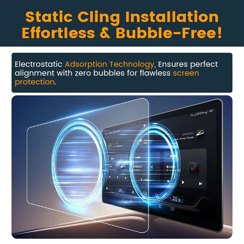 Tempered Glass Screen Protector for Tesla Model 3 2017-2024 / Model Y 2020-2024